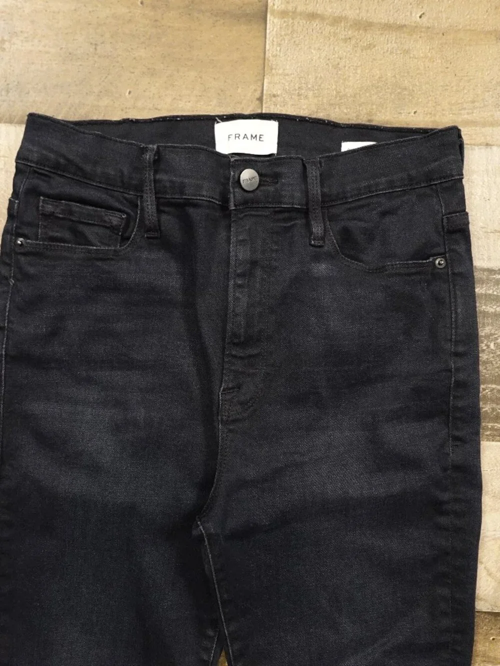 FRAME Ali High Rise Cigarette Jeans Women’s 29 Dark‎ Wash Skinny Stretch